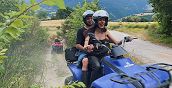 Sentieri sterrati per quad nelle colline umbre