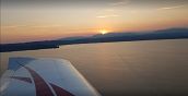 Lezione di pilotaggio di un aeroplano con istruttore a Torbole Casaglia, Brescia