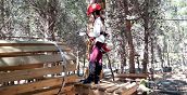 Attrezzatura di sicurezza al Parco Avventura Erice