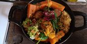 Piatto vegetariano di verdure di stagione a Bordeaux