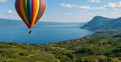 Volo in mongolfiera per quattro persone con scorci unici sul Garda