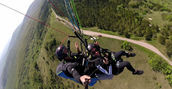 Decollo parapendio a Montefalcone nel Sannio