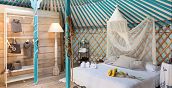 Esperienza autentica in agriturismo con yurta tradizionale