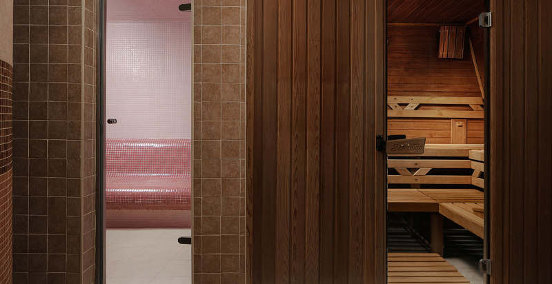 Zona saune del Parkhotel Humboldt a Karlovy Vary