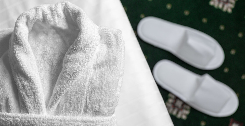 Set accappatoio e ciabattine del Parkhotel Humboldt a Karlovy Vary