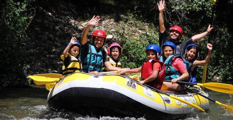 avventura rafting nel Parco del Pollino