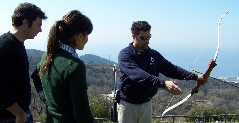 Percorso di tiro con l'arco con sagome 3D a Pertosa