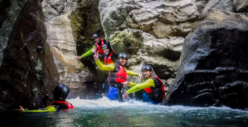 Trekking fluviale alle Gole di Cocciglia con guida esperta