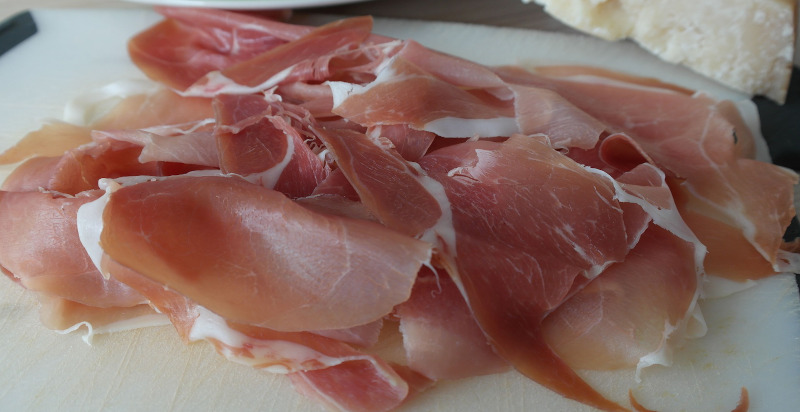 Prosciutto crudo di Parma degustazione