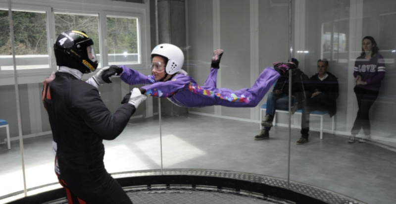 Esperienza di tunnel del vento per bambini in Slovenia