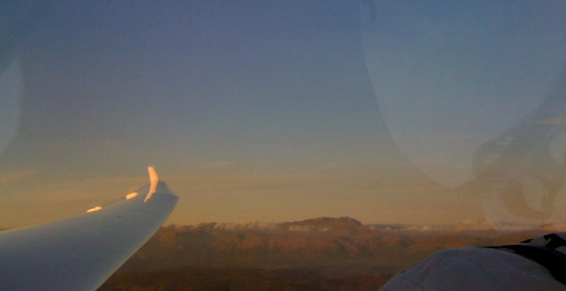 vista panoramica volo in aliante Abruzzo