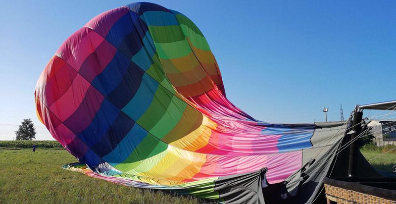 volo in mongolfiera pavia
