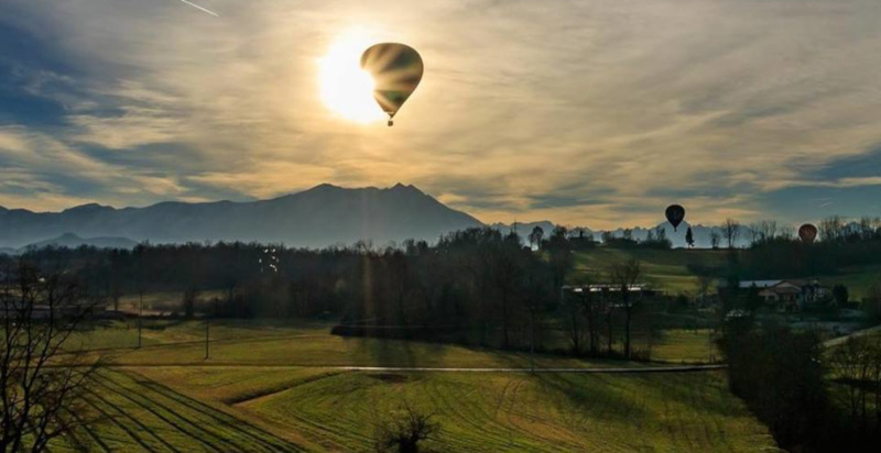 Viaggio in mongolfiera sopra la provincia di Firenze