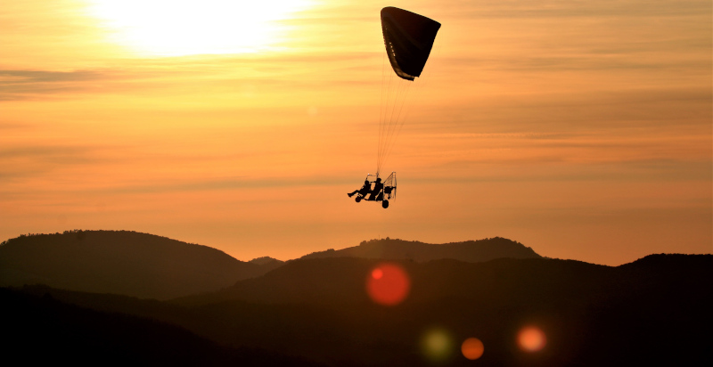volo paramotore