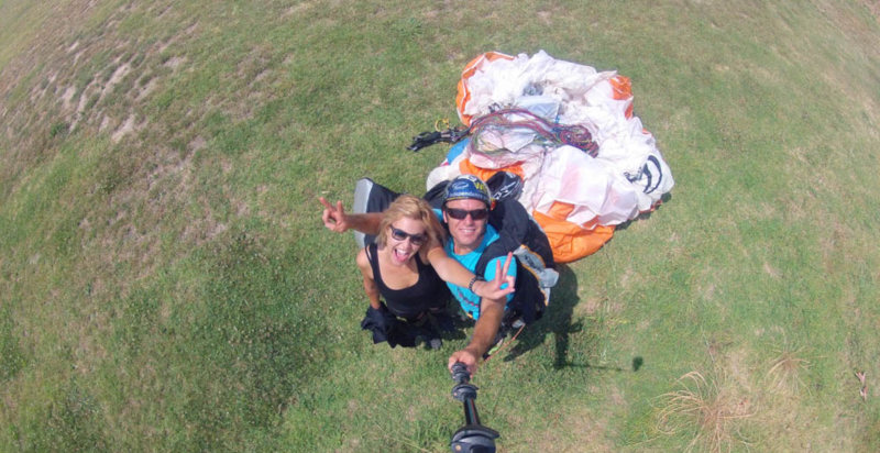 Parapendio biposto in Toscana: sorvolo di San Giuliano Terme