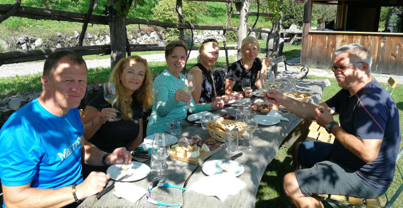 Degustazione in cantina vini della valle d'Isarco